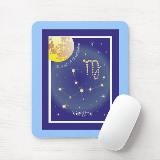 Vergine 23 agosto al 23 settembre Mauspad (Mit Mouse)