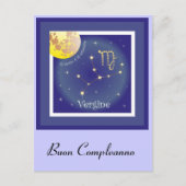 Vergine 23 agosto al 23 settembre Postkarte (Vorderseite)