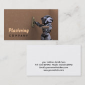 Vergipsen der FirmenVisitenkarte Visitenkarte (Vorne/Hinten)