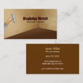 Vergipsen der FirmenVisitenkarten Visitenkarte (Vorne/Hinten)