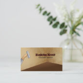 Vergipsen der FirmenVisitenkarten Visitenkarte (Stehend Vorderseite)