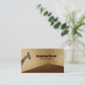 Vergipsen der Visitenkarten Visitenkarte (Stehend Vorderseite)