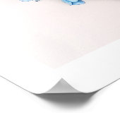 Vergiss, dass ich keinen farbigen Bleistift Zeichn Poster (Ecke)