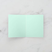 Vergiss, dass ich nicht blutig Hochzeit habe. Dank Dankeskarte (Innenseite)