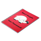 Vergiss dein Passwort nicht. Notizblock (Linke Seite)