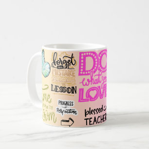 Vergiss den Fehler, erinnere dich an die Lektion Kaffeetasse