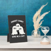 Vergiss die Bonbons, gib mir ein katzenschokoladen Fotoplatte (Seite)