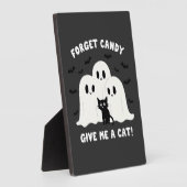 Vergiss die Bonbons, gib mir ein katzenschokoladen Fotoplatte (Seite)