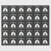 Vergiss die Bonbons, gib mir ein katzenschokoladen Geschenkpapier (Flach)