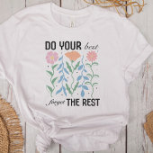"Vergiss die Erholung am besten" Boho Floral T-Shirt