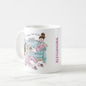 Vergiss die Liebe, dass ich eher in Schokolade fal Kaffeetasse (Vorderseite Links)