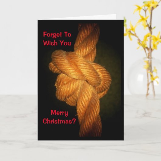 Vergiss, dir frohe Weihnachten zu wünschen? Weiß m Karte (Gelbe Blume)