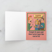 🎂 "Vergiss es einmal! Dankeskarte (Innenseite)