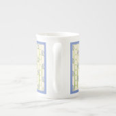 Vergiss-Me-Nots Porzellantasse (Rückseite)