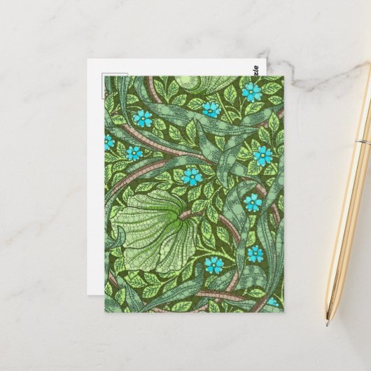 Vergiss-Me-Nots, Unendlichkeit Punkte nach Morris Postkarte (Vorderseite/Rückseite Beispiel)