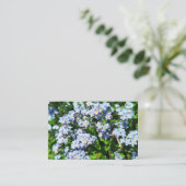Vergiss-Me-Nots Visitenkarte (Stehend Vorderseite)