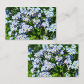 Vergiss-Me-Nots Visitenkarte (Vorne/Hinten)