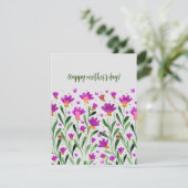 Vergiss mich einfach nicht Blume Muttertagskarte Feiertagskarte (Stehend Vorderseite)