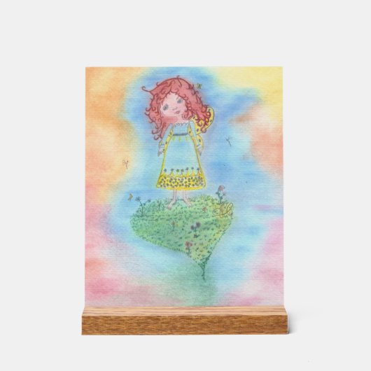 Vergiss mich nicht acrylschild (Vorderseite)