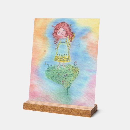 Vergiss mich nicht acrylschild (Winkel)