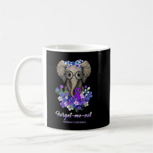 Vergiss mich nicht Alzheimer's Awareness Elephant Kaffeetasse