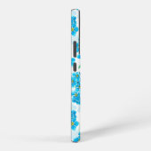 Vergiss mich nicht, Aquarellfarben-Blume Samsung Galaxy Hülle (Rechte Seite)