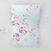 Vergiss mich nicht "Beggar Style Card" Karte (Innenseite)