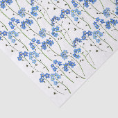 Vergiss mich nicht Blue Flowers Kunsthandwerk Tiss Seidenpapier (Ausschnitt)