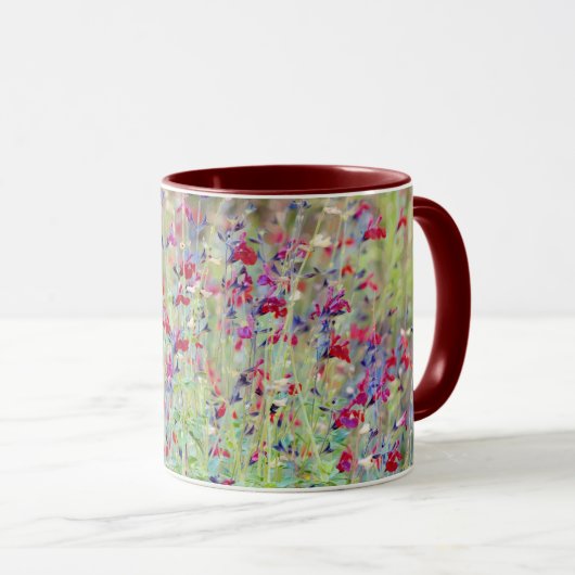 Vergiss mich nicht Blume Blumenkunst Tasse Cup (VorderseiteRechts)