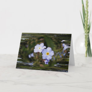 Vergiss mich nicht Blume Karte