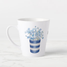 Vergiss mich nicht Blume Lover Keramik Milchtasse