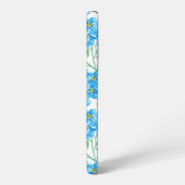 Vergiss mich nicht Blume Samsung Galaxy Hülle (Linke Seite)