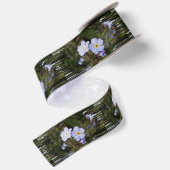 Vergiss mich nicht Blume Satinband (Rückseite)