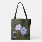 Vergiss mich nicht Blume Tasche (Rückseite)