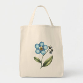 Vergiss mich nicht Blume Tragetasche