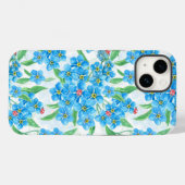 Vergiss mich nicht Blume und Ladybugs Case-Mate iPhone Hülle (Rückseite (Horizontal))
