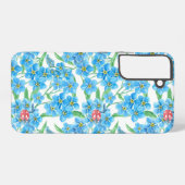 Vergiss mich nicht Blume und Ladybugs Samsung Galaxy Hülle (Rückseite (Horizontal))