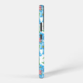 Vergiss mich nicht Blume und Ladybugs Samsung Galaxy Hülle (Rechte Seite)