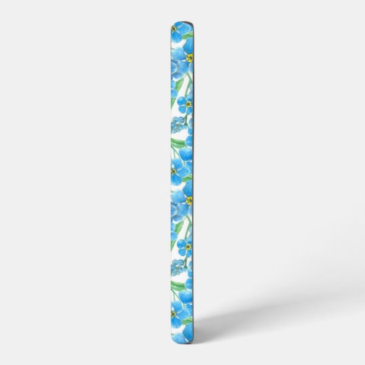 Vergiss mich nicht Blume und Ladybugs Samsung Galaxy Hülle (Linke Seite)