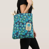 Vergiss mich nicht deutsche / englische blaue Wild Tasche (Von Nahem)