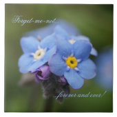 Vergiss mich nicht für immer und immer fliese (Vorderseite)