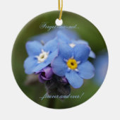 Vergiss mich nicht für immer und immer! keramik ornament (Vorne)