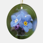 Vergiss mich nicht für immer und immer! keramik ornament (Links)