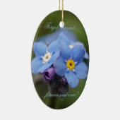 Vergiss mich nicht für immer und immer! keramikornament (Rechts)