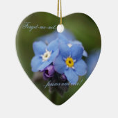 Vergiss mich nicht für immer und immer! keramikornament (Rechts)