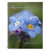 Vergiss mich nicht für immer und immer! notizblock (Vorderseite)