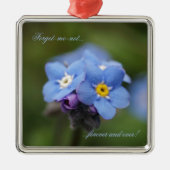 Vergiss mich nicht für immer und immer! ornament aus metall (Vorne)