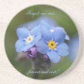 Vergiss mich nicht für immer und immer! sandstein untersetzer (Vorne)