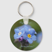 Vergiss mich nicht für immer und immer! schlüsselanhänger (Vorderseite)