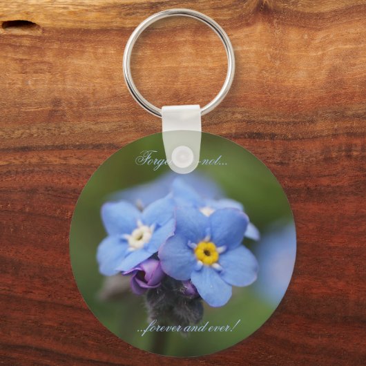 Vergiss mich nicht für immer und immer! schlüsselanhänger (Vorderseite)